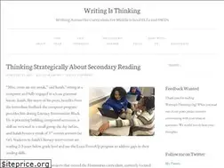 Sites similar to writingisthinking.org