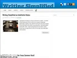 Sites similar to writingsimplified.com