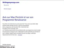 Sites similar to writingsmyessays.com