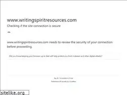 Sites similar to writingspiritresources.com