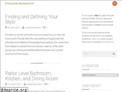 Sites similar to writingwithmymouthfull.com