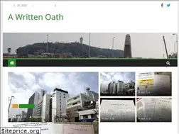 Sites similar to writtenoath.com