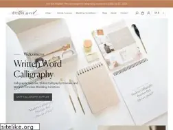 Sites similar to writtenwordcalligraphy.com