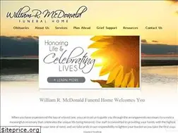 Sites similar to wrmcdonaldfuneralhome.com