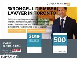 Sites similar to wrongfuldismissal.ca