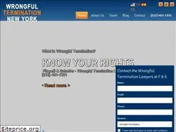 Sites similar to wrongfulterminationnewyork.com