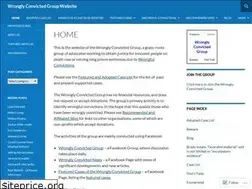 Sites similar to wronglyconvictedgroup.wordpress.com