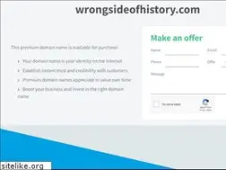 Sites similar to wrongsideofhistory.com