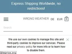 Sites similar to wrongweather.net