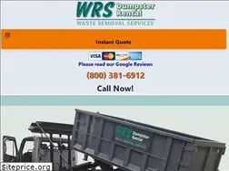 Sites similar to wrsdumpsterrental.com