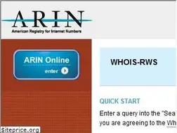 Sites similar to ws.arin.net