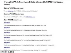 Sites similar to wsdm-conference.org