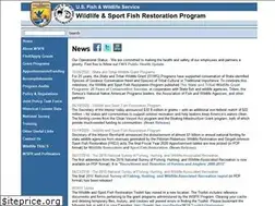 Sites similar to wsfrprograms.fws.gov