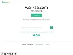Sites similar to wsi-ksa.com