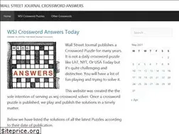Sites similar to wsjcrosswordanswers.com
