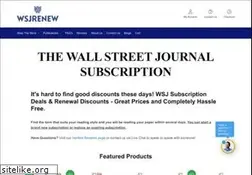 Sites similar to wsjrenew.com