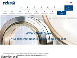Sites similar to wsw-waelzlager.de