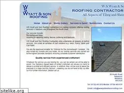 Sites similar to wswyattandsonroofing.com