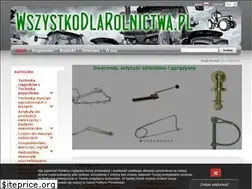 Sites similar to wszystkodlarolnictwa.pl