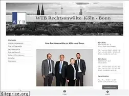 Sites similar to wtb-rechtsanwaelte.de