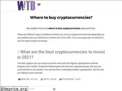 Sites similar to wtbcrypto.com
