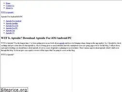 Sites similar to wtfisaptoide.com