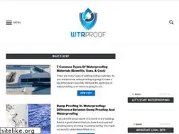 Sites similar to wtrproof.com