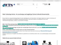 Sites similar to wts-wasserenthaertung.de