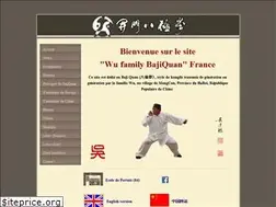 Sites similar to wufamilybajiquan.fr