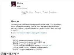 Sites similar to wuhuikai.me