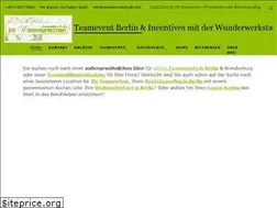 Sites similar to wunderbare-teamevents.de