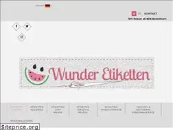 Sites similar to wunderetiketten.de