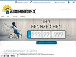 Sites similar to wunschkennzeichen.de