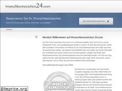Sites similar to wunschkennzeichen24.com