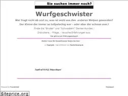 Sites similar to wurfgeschwister.de