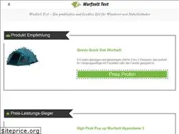 Sites similar to wurfzelttest.net