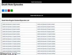 Sites similar to ww1.deathnoteepisodes.com