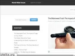 Sites similar to wwforum.com