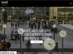 Sites similar to wwt-services.co.uk