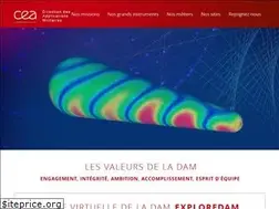 Sites similar to www-dam.cea.fr
