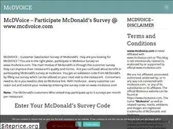 Sites similar to www-mcdvoice.com