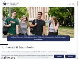 Sites similar to www2.uni-mannheim.de