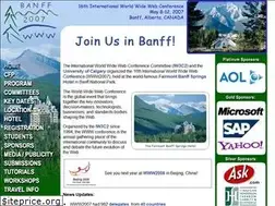 Sites similar to www2007.org