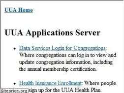 Sites similar to www25.uua.org