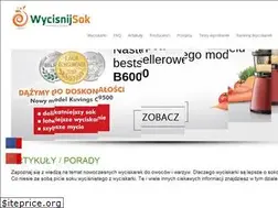 Sites similar to wycisnijsok.pl