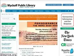 Sites similar to wyckofflibrary.org