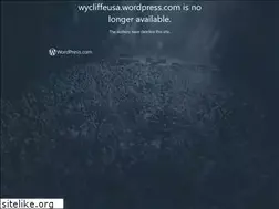 Sites similar to wycliffeusa.wordpress.com
