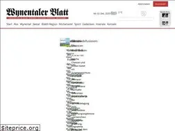 Sites similar to wynentaler-blatt.ch