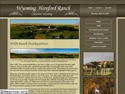 Sites similar to wyomingherefordranch.com