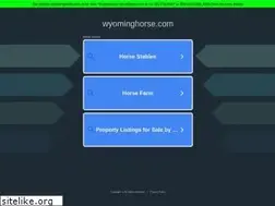 Sites similar to wyominghorse.com